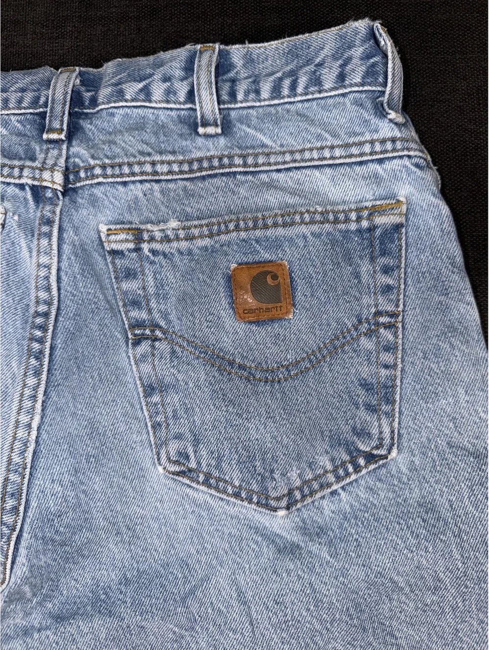 Carhartt Light Blue Denim Jeans with Classic Fit